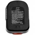 Akumulator Black & Decker BD18PSK A12 3000mAh