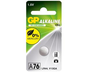 Bateria A76 V13GA 357A AG13 LR44 GP 1.5V B1