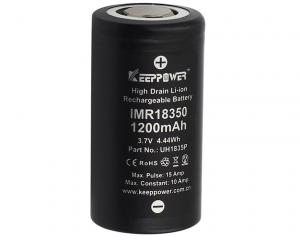 Akumulator 18350 Keeppower 1200mAh 10A 3.7V